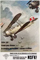 Theo Matejko, NSFK! Unsere Zeit braucht ganze Männer, 1935, poster