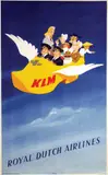 Paulus Casper Erkelens, KLM Royal Dutch Airlines, 1947, poster