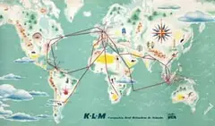 Jan Menting, KLM 30 Ano, 1948, poster