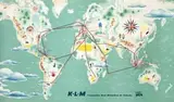 Jan Menting, KLM 30 Ano, 1948, poster