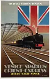 Pierre Fix-Masseau, Venice Simplon Orient-Express Victoria Station London, 1981, poster