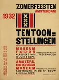 Fré S. Cohen, Zomerfeesten Amsterdam Tentoonstellingen, 1932, poster