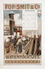 Arie M. Luijt, Fop Smit & C0. Watertochtjes, 1905, poster