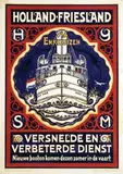 Cornelis Rol, Holland-Friesland via Enkhuizen, poster