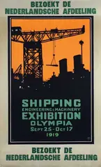Initials E.J.K., Shipping Exhibition, poster