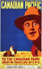James Gardner, Canadian Pacific To the Canadian Farm, poster