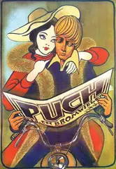Initials D.W., Puch 75 Jaren, 1974, poster