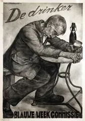 Aart van Dobbenburgh, De drinker, 1935, poster