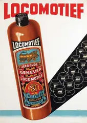 Locomotief Genever by Gerben Scheepstra, poster, sold Jun 2011