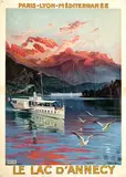 F. Hugo D'Alési, Le Lac d'Annecy, 1905, poster