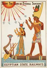E. Zaki, Egypt the Land of Eternal Sunshine, poster