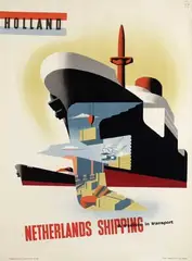 Libra Studio, Holland Netherlands Shipping, poster