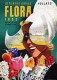 Internationale Holland Flora by Reyn Dirksen, 1953, poster, sold Jun 2011