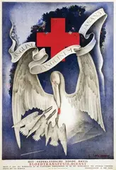 Lode Sengers, Het Nederlandsche Roode Kruis Bloedtransfusie-Dienst, poster