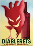 Francis Mathey, Diablerets l'apéritif généreux, 1947, poster