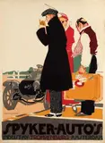 Piet van der Hem, Spyker-Auto's Amsterdam, poster