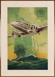 Arjen Galema, KLM Sigaren De Vliegende Hollander, 1935, poster