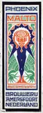 Nicolaas P. de Koo, Phoenix Malto Alcoholvrij Brouwerij Amersfoort, 1918, poster