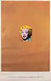 Andy Warhol, Museum of Modern Art New York Gold Marilyn Monroe, 1999, poster