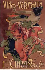 Adolfo Hohenstein, Vino-Vermouth, poster