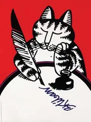 B. Kliban, Momcat, 1977, poster
