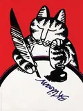 B. Kliban, Momcat, 1977, poster