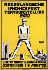 Jan Eland, Nederlandsche im-en-export tentoonstelling Scheveningen, 1922, poster
