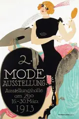 Paul Scheurich, 2. Mode Ausstellung, 1913, poster