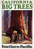 Maurice Logan, Southern Pacific California Big Trees, poster
