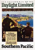 Maurice Logan, Southern Pacific See California on the Daylight Limited, poster