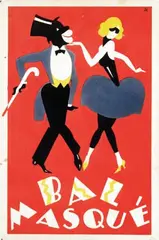 Initials J.K., Bal Masqué, poster