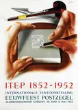 Eppo Doeve, I.T.E.P. Int. Tent. Eeuwfeest Postzegel, 1952, poster