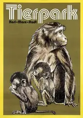 D. Näser, Tierpark Karl-Marx-Stadt, 1979, poster