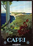 Mario Borgoni, Capri Italia, poster