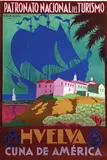 Joaquin y Rafael Diaz-Jara, Huelva Cuna de Ameérica, 1929, poster