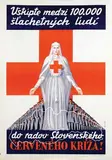 Bednár, the Slovakian Red Cross, poster