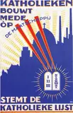 Louis de Leeuw, Katholieken bouwt, 1929, poster