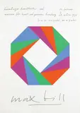 Max Bill, Hamburg Kunsthalle max bill, 1976, poster