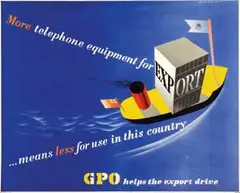 Leonard Beaumont, GPO Export helps the export drive, poster