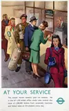 James Henry Dowd, At your service, 1947, poster