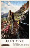 Terence T. Cuneo, Glen Ogle Perthshire, poster