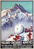 George J. Flemwell, Villars-Chesières-Arveyes, 1925, poster