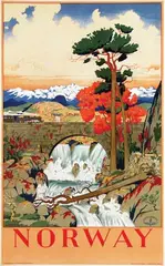 Norway by Arent Christensen, poster, sold Dec 2010