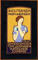 Initialen E.R., Bijouterieën Parfumerieën, poster