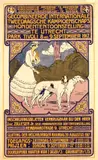 Leendert K.C. Prins, Gecombineerde Internationale Tweedaagsche Kampioenschaps-Hondententoonstelling te Utrecht, 1917, poster