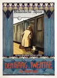 Christiaan C. Schaaf, Hollandsche Spoor Den Haag-Twente via Amsterdam, 1916, poster