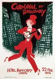 Eelco M. Harmsen van der Beek, Carnaval op Broadway Hotel Hamdorff Laren, 1936, poster