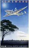 Paulus Casper Erkelens, KLM Homeward, 1944, poster