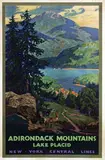 Walter L. Greene, Adirondack Mountains Lake Placid, poster