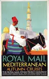 Percy Padden, Royal Mail Mediterranean Autumn Cruises, poster